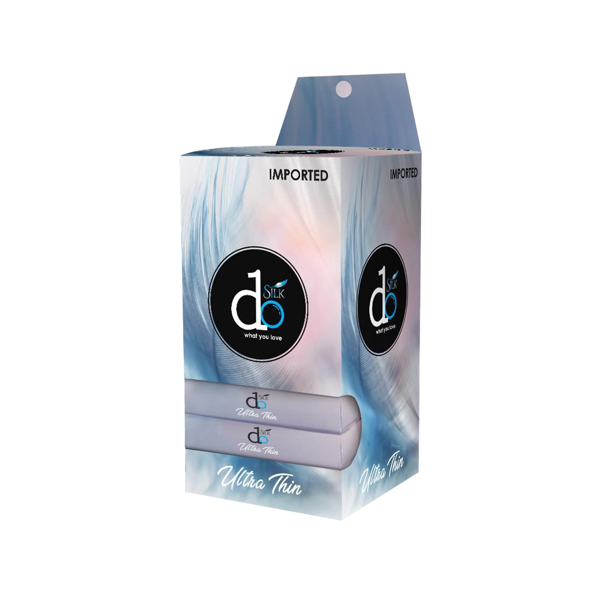 DO Silk Ultra Thin Condoms Dispenser - Fun Silk Box - 18 Pieces (6 x 3's)