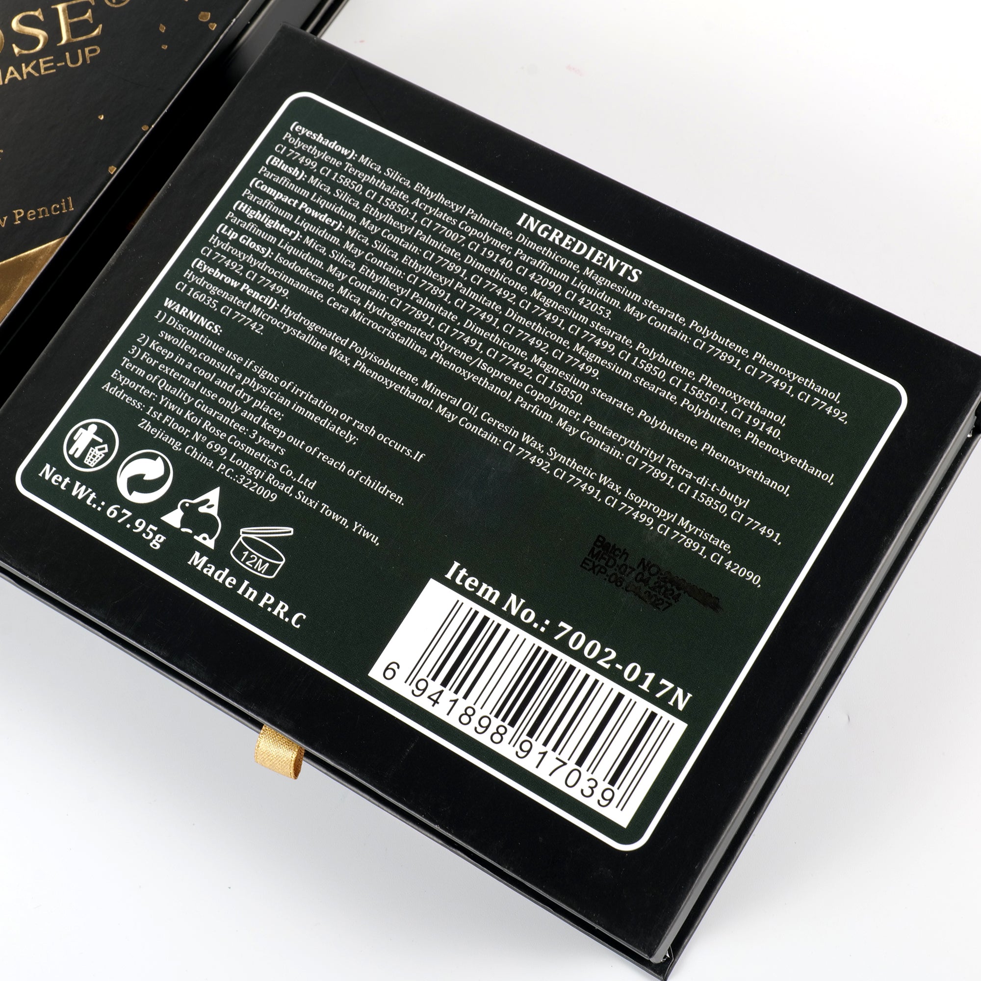 Miss Rose All-in-One Professional Mini Makeup Kit